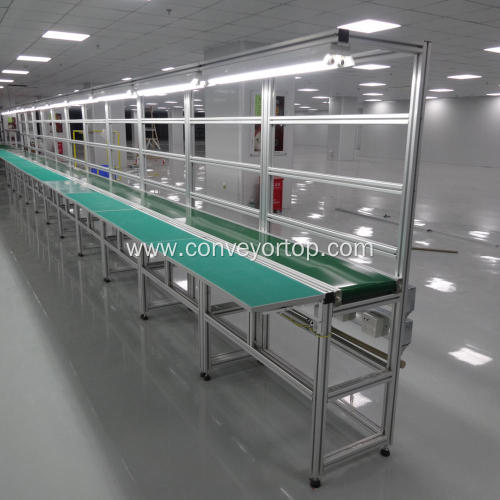 Automated Stainless Steel Pallet Conveyor Belt System